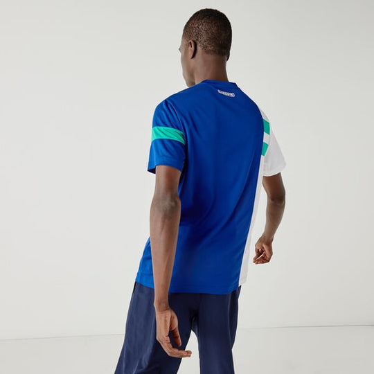 Men's Lacoste Sport Colourblock Breathable Pique Tennis T-Shirt - Th2070