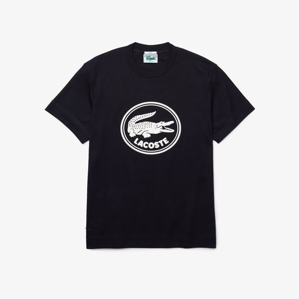 Shop The Latest Collection Of Lacoste Men'S Crew Neck 3D Printed Logo Cotton T-Shirt-Th7086 In Lebanon