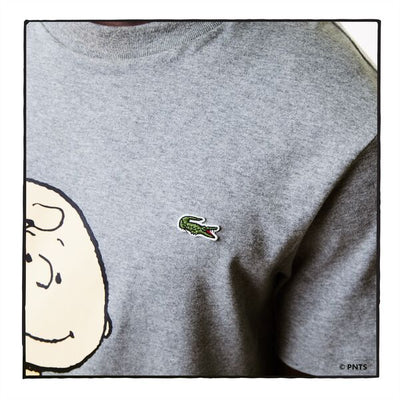 Men's Lacoste X Peanuts Crew Neck Organic Cotton T-Shirt-Th7741
