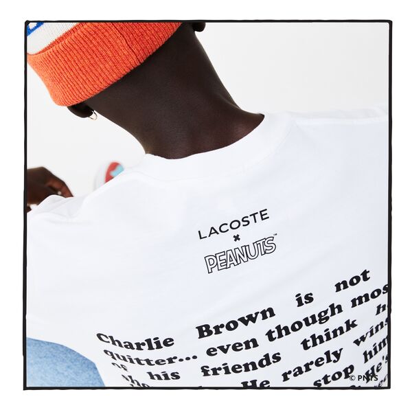 Men's Lacoste X Peanuts Organic Cotton T-Shirt-Th7742