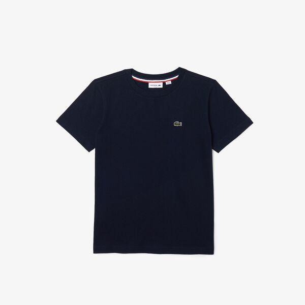 Shop The Latest Collection Of Lacoste Kids' Crew Neck Cotton Jersey T-Shirt - Tj1442 In Lebanon