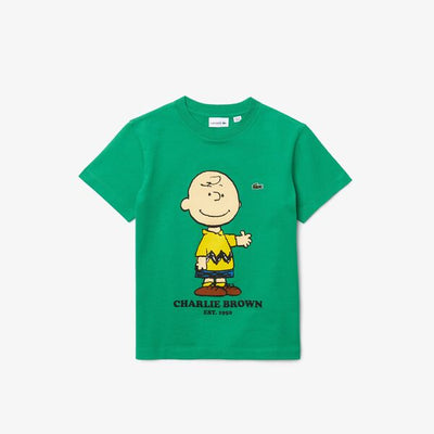 Shop The Latest Collection Of Lacoste Boys' Lacoste X Peanuts Print Organic Cotton T-Shirt-Tj7883 In Lebanon