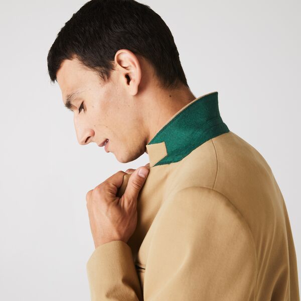 Men'S Stretch Buttoned Straight Fit Cotton Blazer - Vh3494