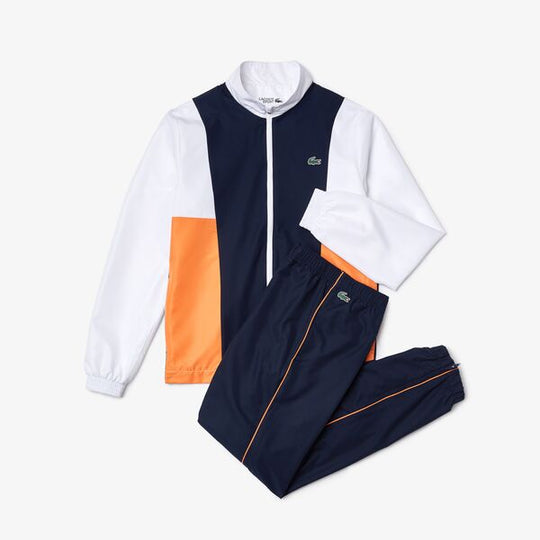 Shop The Latest Collection Of Outlet - Lacoste Mens Lacoste Sport Branded Colour-Block Tracksuit  - Wh0877 In Lebanon