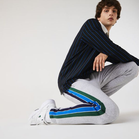 Mens Lacoste Sport Contrast Band Cotton Jogging Pants - Xh1515