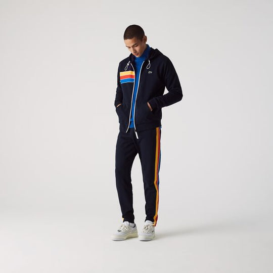 Mens Lacoste Sport Contrast Band Cotton Jogging Pants - Xh1515