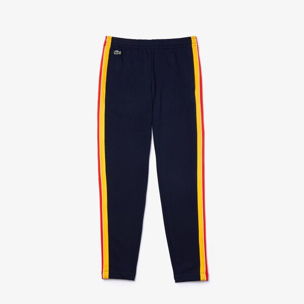 Mens Lacoste Sport Contrast Band Cotton Jogging Pants - Xh1515