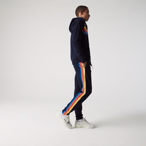 Mens Lacoste Sport Contrast Band Cotton Jogging Pants - Xh1515