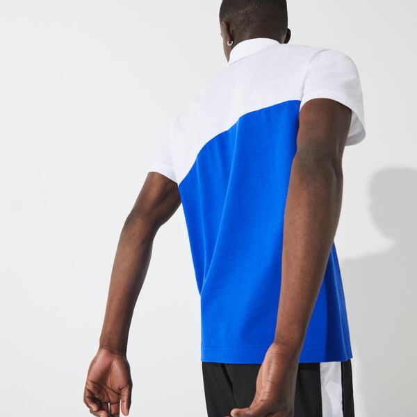 Men's Lacoste Sport Ultra-Light Colourblock Tennis Polo Shirt - Yh9643