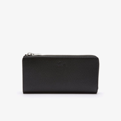 Shop The Latest Collection Of Lacoste Unisex Chantaco Zippered Matte Piquã© Leather Wallet - Nf3580Kl In Lebanon