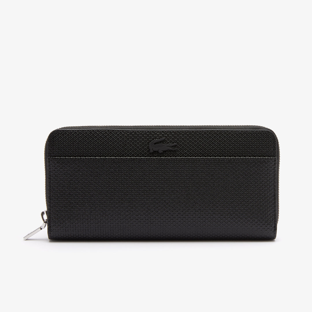 Shop The Latest Collection Of Lacoste Unisex Chantaco Zipped Pique Leather Large Wallet - Nf3885Kl In Lebanon