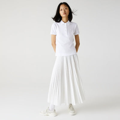 Women's Lacoste Slim Fit Stretch Cotton Pique Polo Shirt - Pf5462