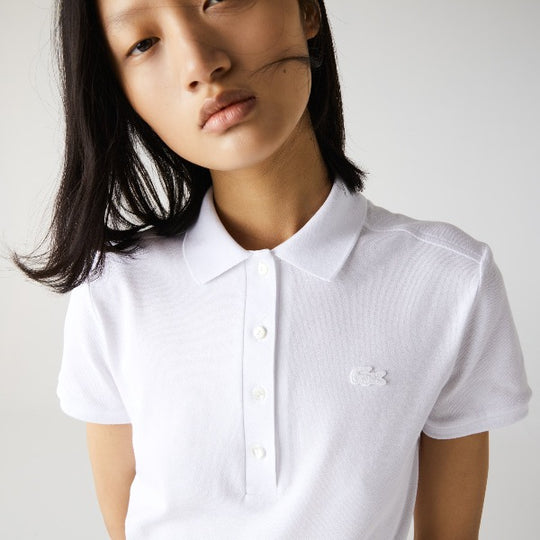 Women's Lacoste Slim Fit Stretch Cotton Pique Polo Shirt - Pf5462