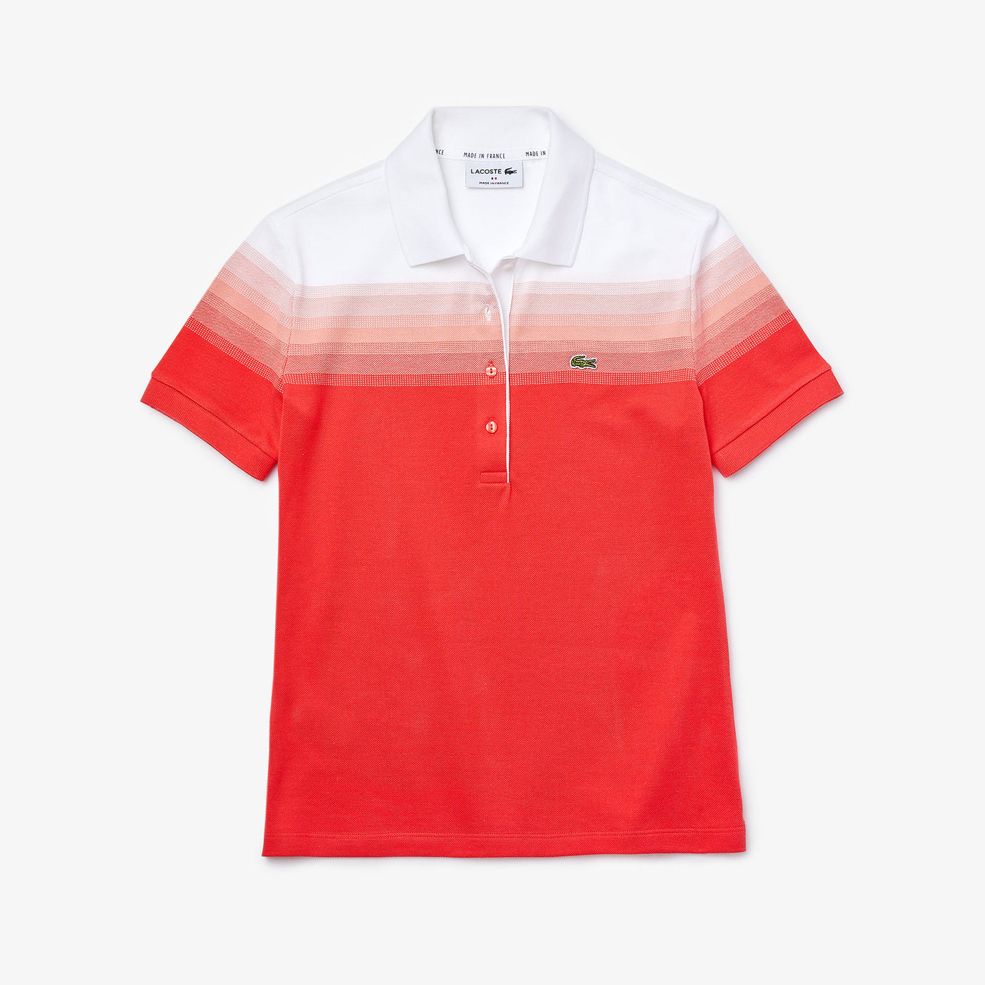 WOMEN'S LACOSTE MADE IN FRANCE ORGANIC COTTON PIQUÉ POLO SHIRT - MyHoldal