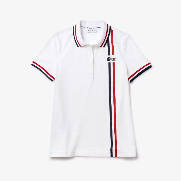 Shop The Latest Collection Of Outlet - Lacoste Women'S Lacoste Sport Jeux Olympiques Heritage Cotton Polo Shirt - Pf7637 In Lebanon