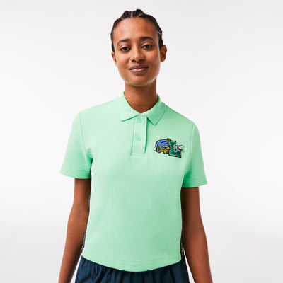 Women's Lacoste Holiday Regular Fit Organic Cotton Polo Shirt - Pf9345