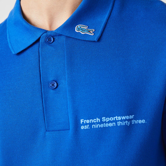 Men's Lacoste Print Polo Shirt - Ph0092