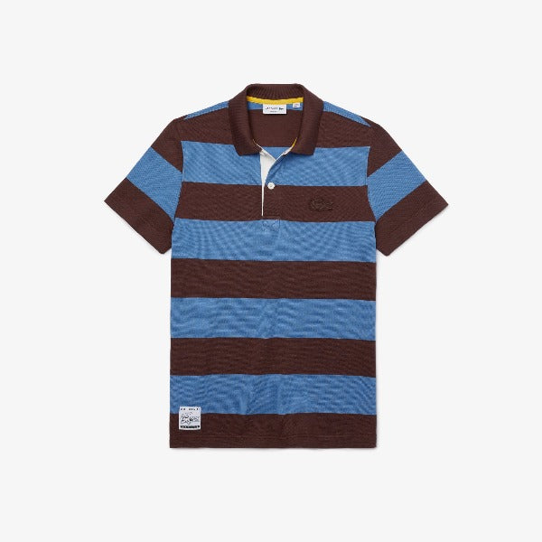 Shop The Latest Collection Of Outlet - Lacoste Men'S Lacoste Regular Fit Striped Cotton Pique Polo Shirt - Ph0106 In Lebanon