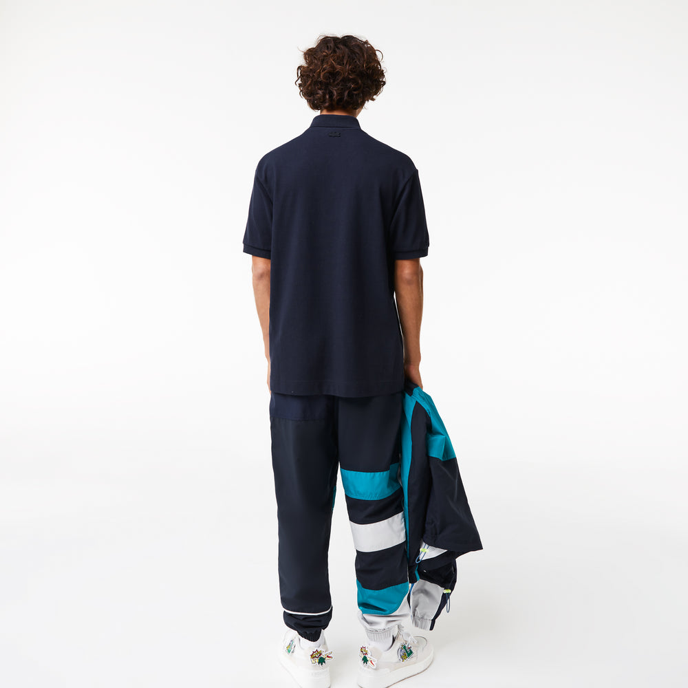 Men's Holiday Contrast Placket And Crocodile Badge Polo Shirt - Ph1465