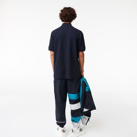 Men's Holiday Contrast Placket And Crocodile Badge Polo Shirt - Ph1465