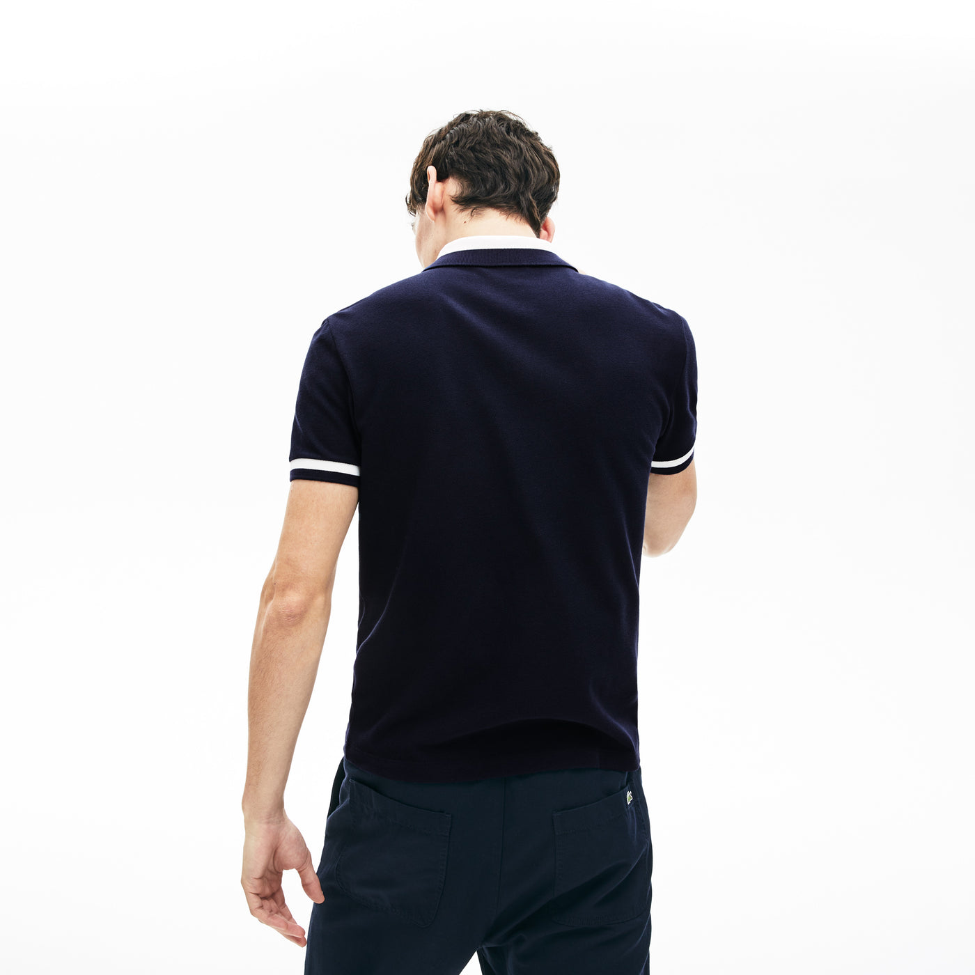 Mens Lacoste Contrast Cotton Polo Shirt - Personalizable-Ph5095