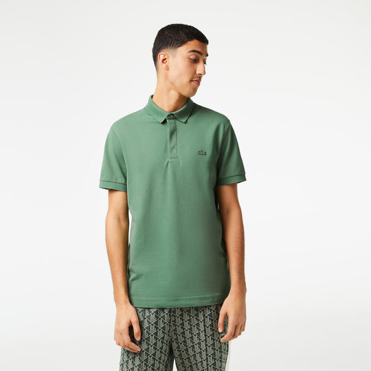 Men's Lacoste Paris Polo Shirt Regular Fit Stretch Cotton Pique - Ph5522