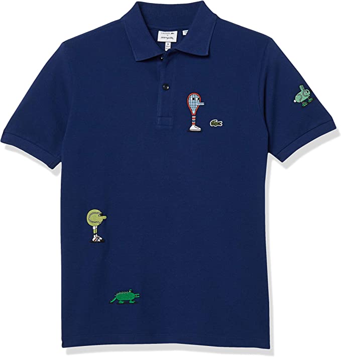 Buy Boys' Lacoste X Jeremyville Design Cotton Polo Shirt - Pj0123 ...