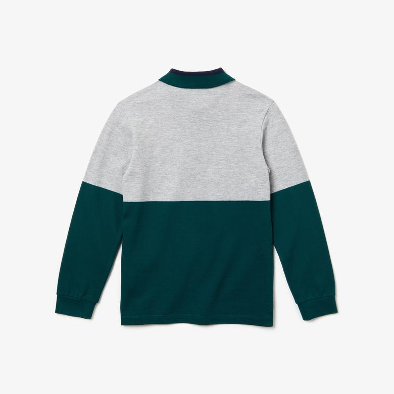Boy's Color-Blocked Cotton Piqué Polo Shirt - PJ9424