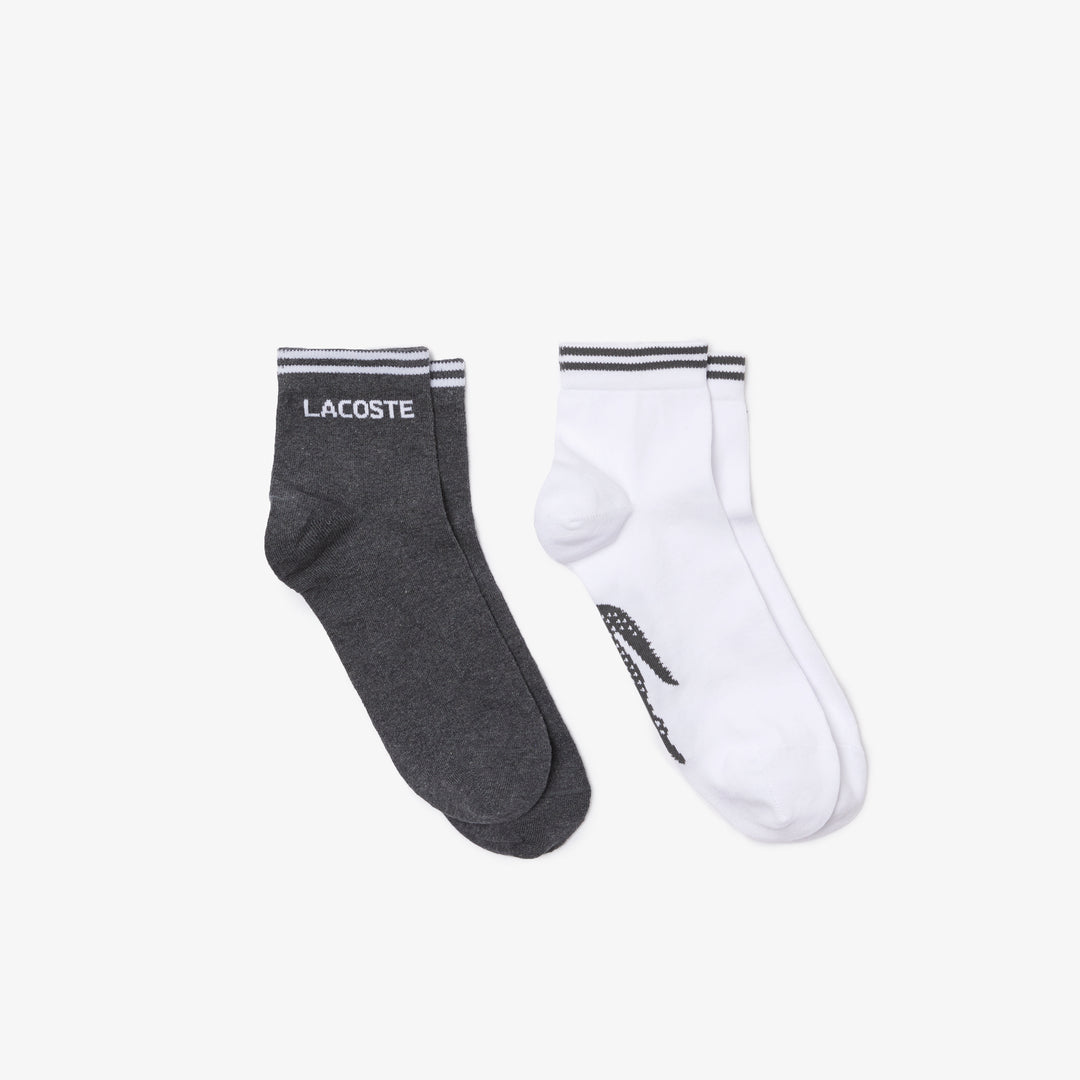 Shop The Latest Collection Of Lacoste Unisex Lacoste Sport Low Cotton Sock 2-Pack - Ra4187 In Lebanon