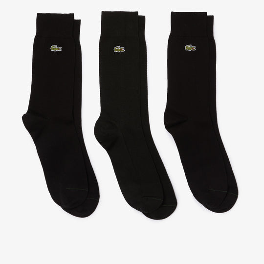 Shop The Latest Collection Of Lacoste Unisex High-Cut Cotton Pique Socks Three-Pack - Ra4261 In Lebanon