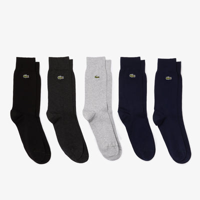Shop The Latest Collection Of Lacoste Unisex High-Cut Organic Cotton Socks Five-Pack - Ra8069 In Lebanon