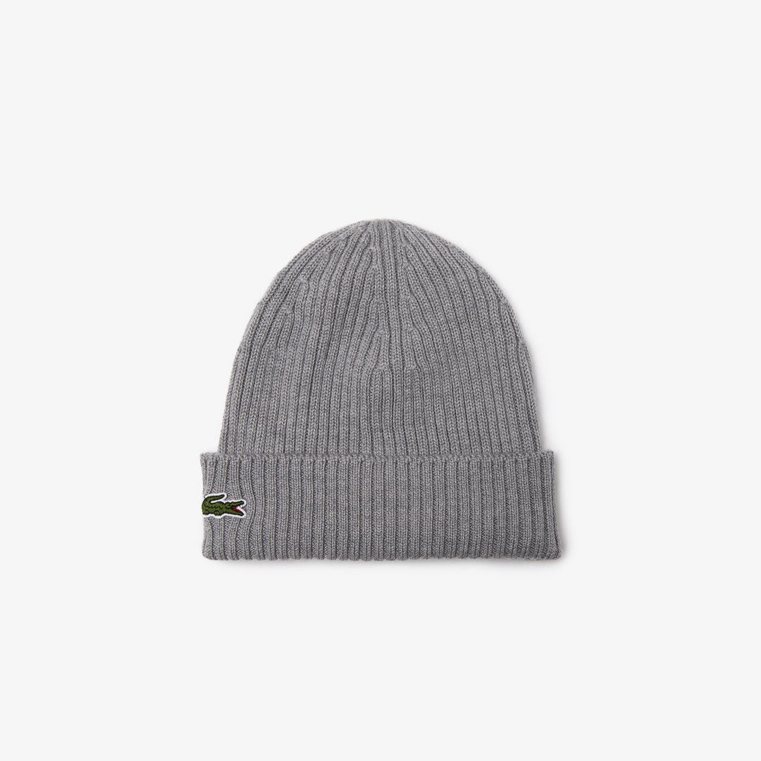 Shop The Latest Collection Of Lacoste Unisex Lacoste Ribbed Wool Beanie - Rb0001 In Lebanon