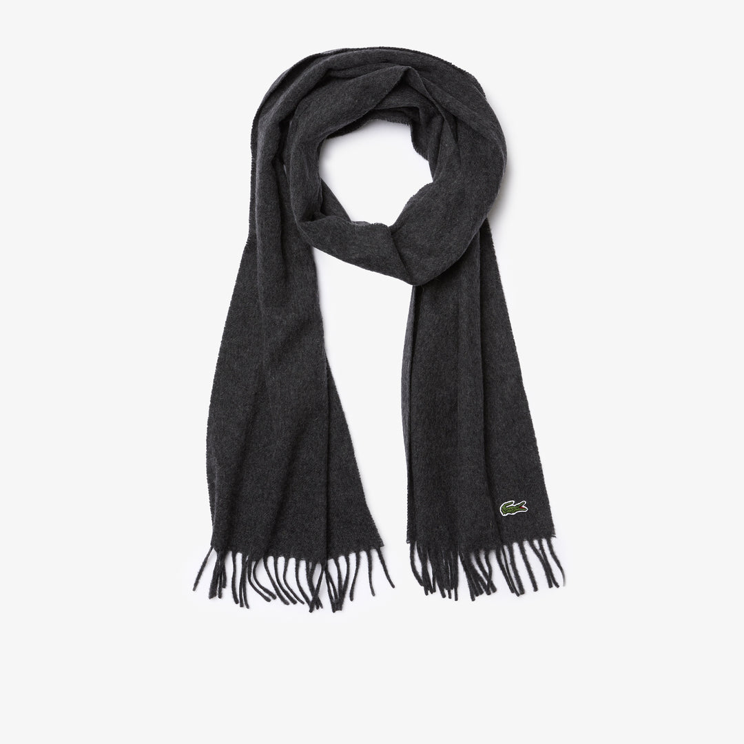 Shop The Latest Collection Of Lacoste Unisex Felt Wool And Cashmere Scarf Set - Re7394 In Lebanon