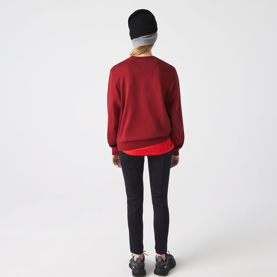 Women's Lacoste Color-Block Unbrushed Fleece Sweatshirt - Sf9202