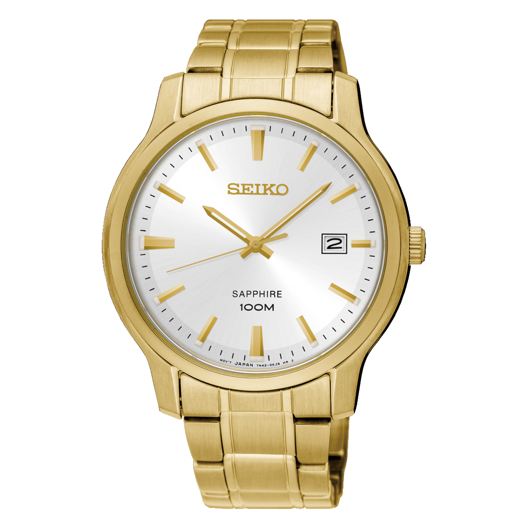 Shop The Latest Collection Of Outlet - Seiko Seiko Quartz White Dial Gold Bracelet - Sgeh70P1 In Lebanon