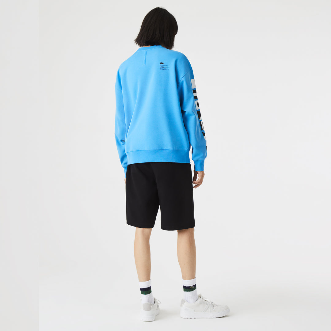 Men's Lacoste Loose Fit Reflective Print Sweatshirt - Sh0086