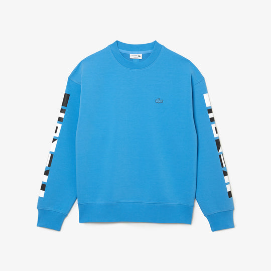 Shop The Latest Collection Of Lacoste Men'S Lacoste Loose Fit Reflective Print Sweatshirt - Sh0086 In Lebanon