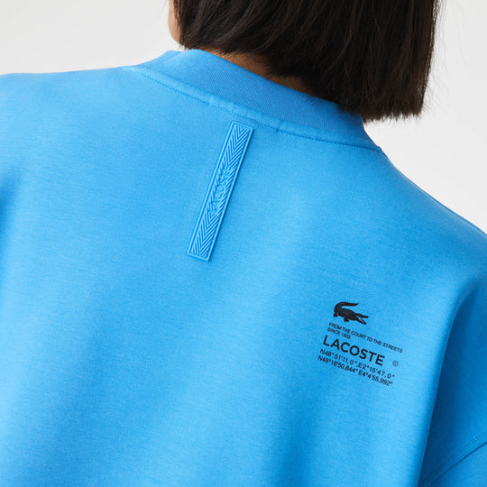 Men's Lacoste Loose Fit Reflective Print Sweatshirt - Sh0086