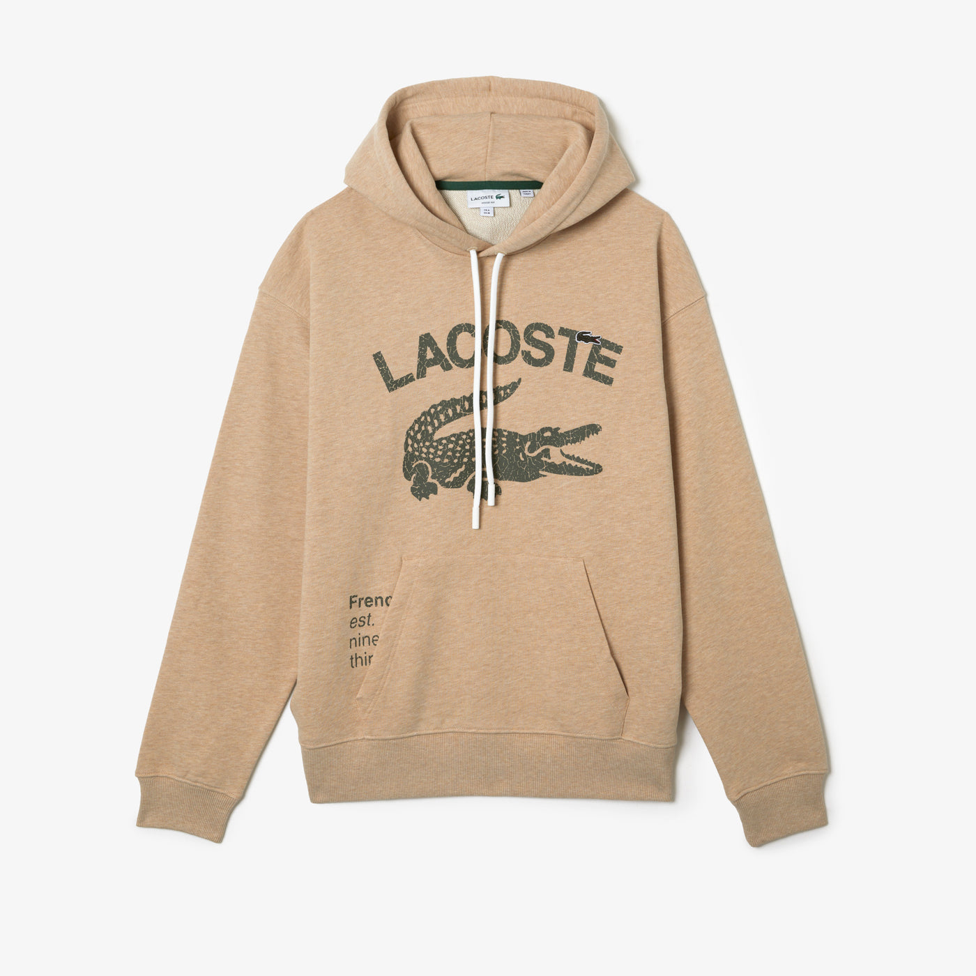 Men's Loose Fit Crocodile Hooded Sweatshirt - Sh0107