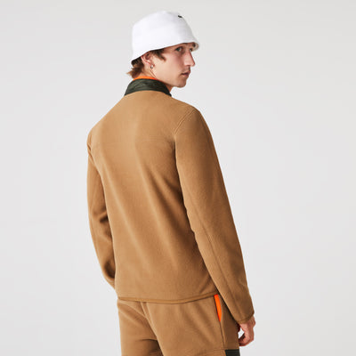 Men's Lacoste Relaxed Fit Polar Fleece Zip Sweatshirt - SH0222