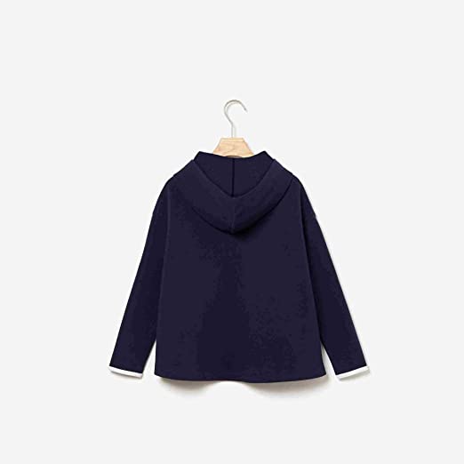 Girls' Athleisure Pique Double-Sided Hoodie Sweatshirt - Sj8242