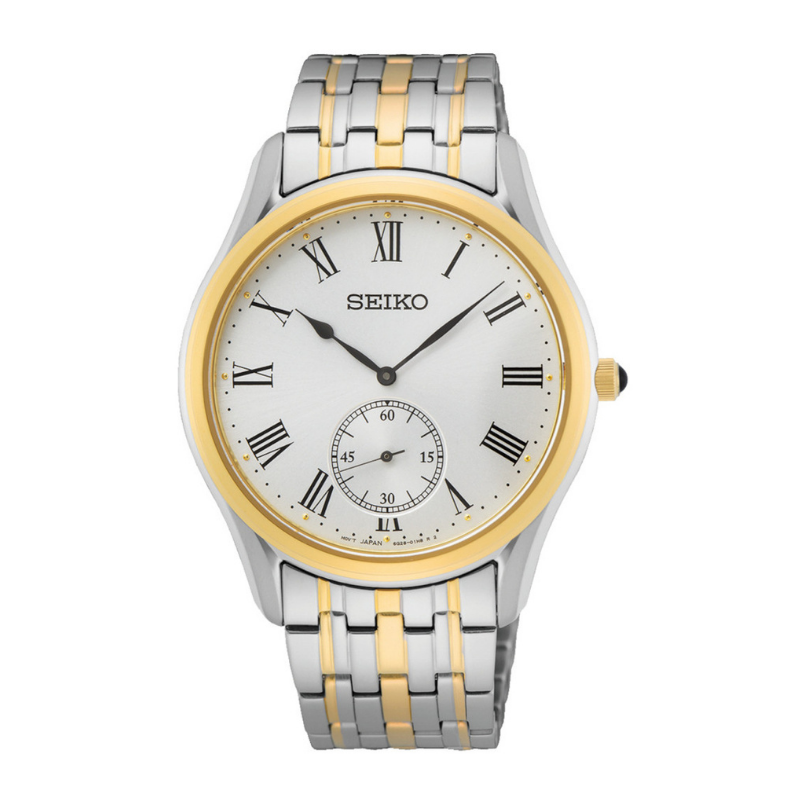 Shop The Latest Collection Of Seiko Seiko Dress White Dial Silver & Gold Steel 39Mm - Srk048P1 In Lebanon