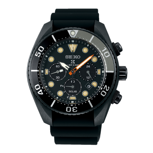 Shop The Latest Collection Of Seiko Seiko Prospex L.E Solar Blk Dial Blk Silicone Strap 44.5Mm- Ssc761J1 In Lebanon