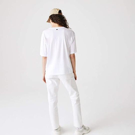 Women's Signature Printed Crew Neck Cotton T-Shirt - Tf5627