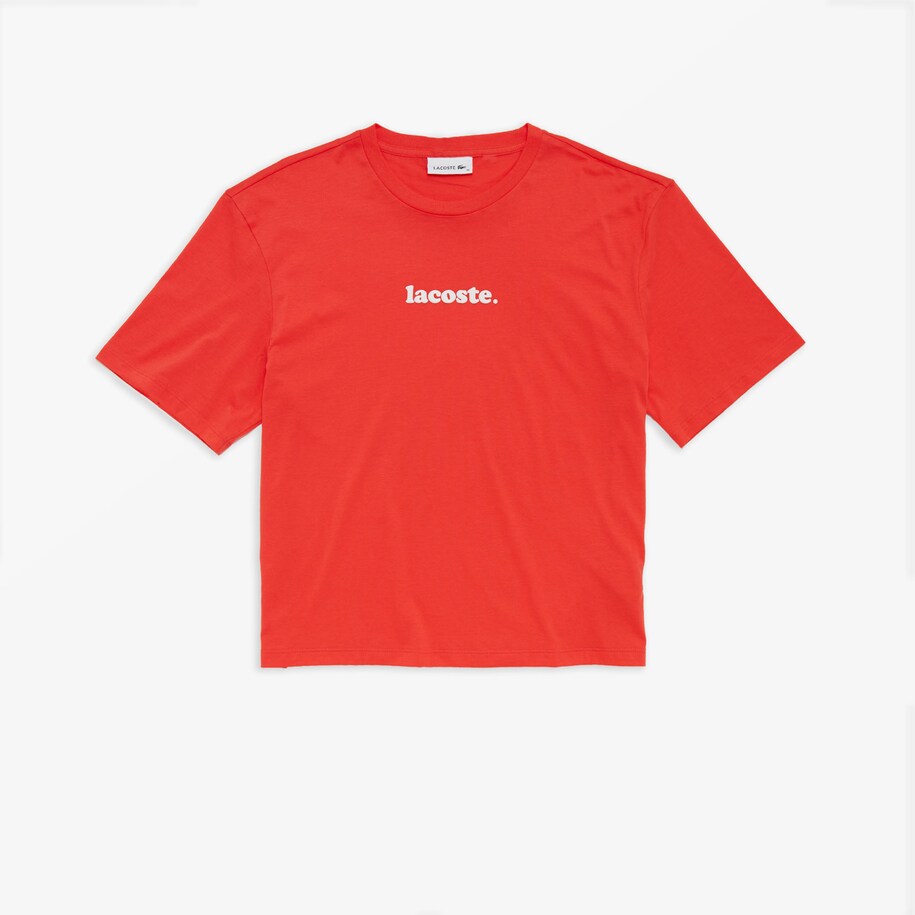Women's Signature Printed Crew Neck Cotton T-Shirt - Tf5627