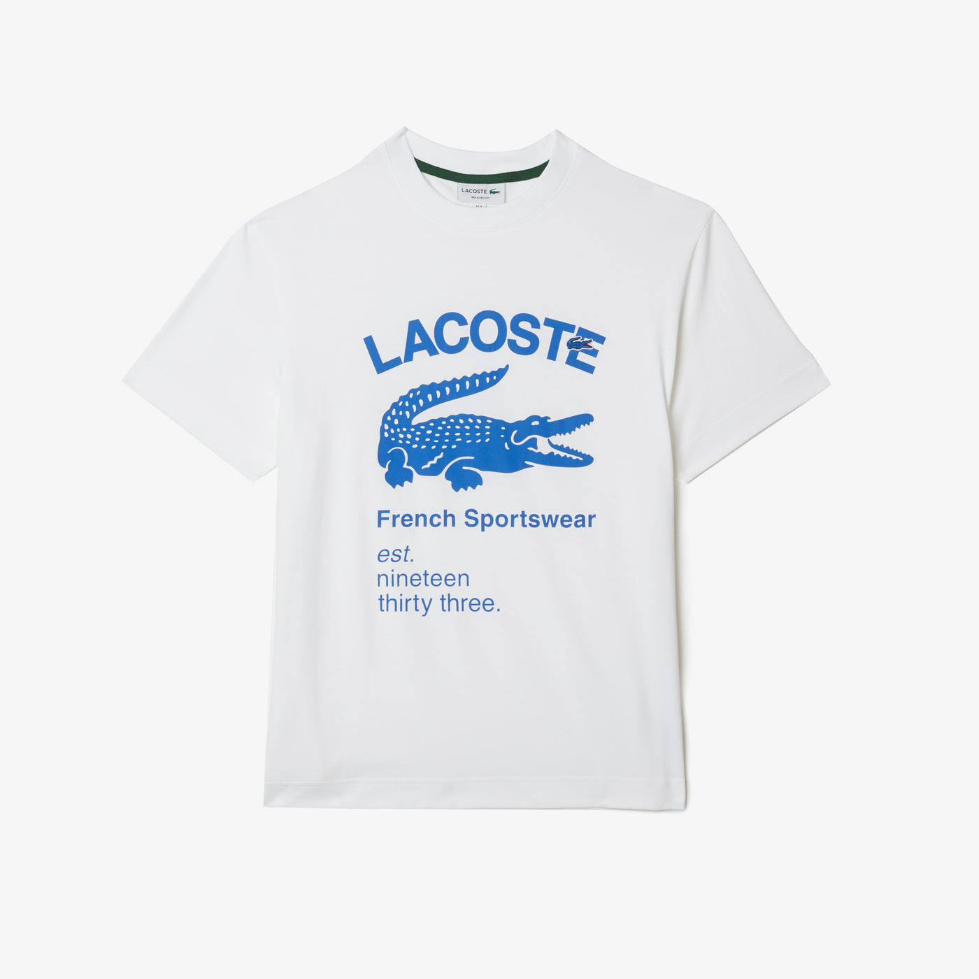 Men's Lacoste Relaxed Fit Crocodile T-Shirt - Th0085