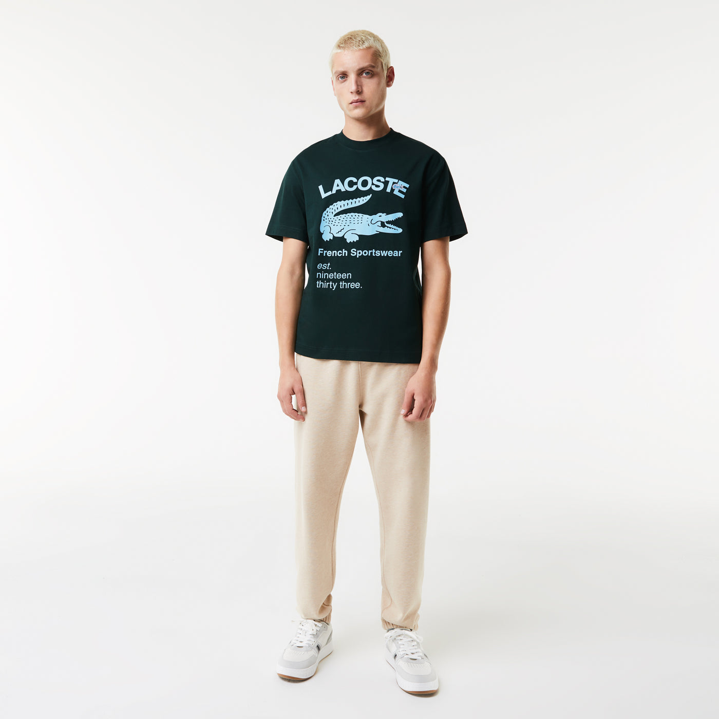Men's Lacoste Relaxed Fit Crocodile T-Shirt - Th0085