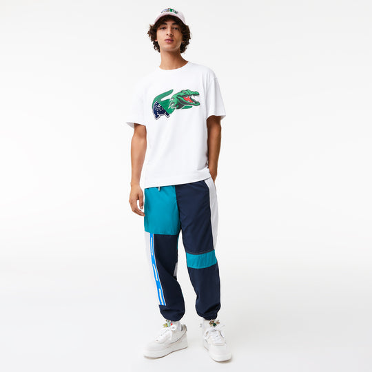 Men's Holiday Relaxed Fit Oversized Crocodile T-Shirt - Th1410