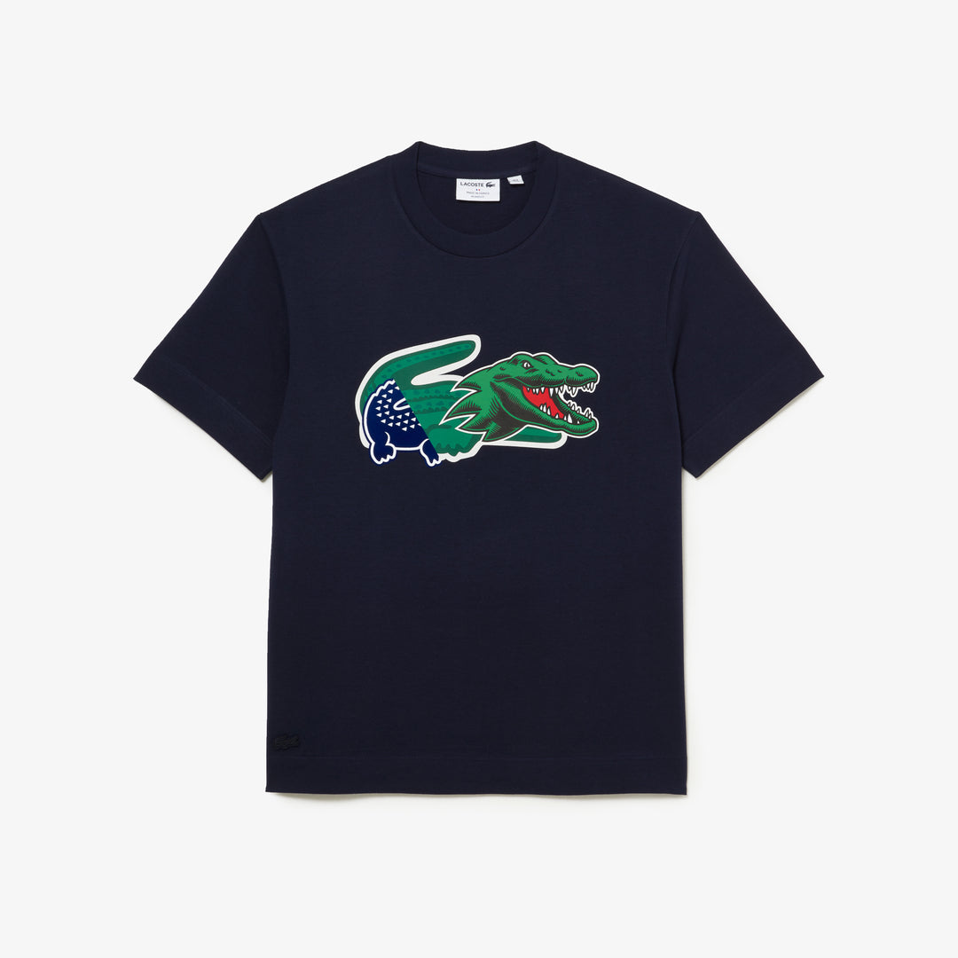 Men's Holiday Relaxed Fit Oversized Crocodile T-Shirt - Th1410