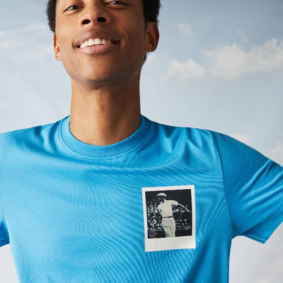 Men's Polaroid Collaboration Breathable Thermosensitive Badge T-Shirt - Th2093